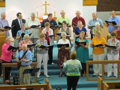 Zion United Methodist Choir performing